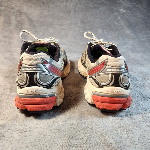 Brooks Shoes Mens 12 Gray Red Ghost 14 Sneaker Athleisure Running 1100981 D674 - Picture 5 of 11